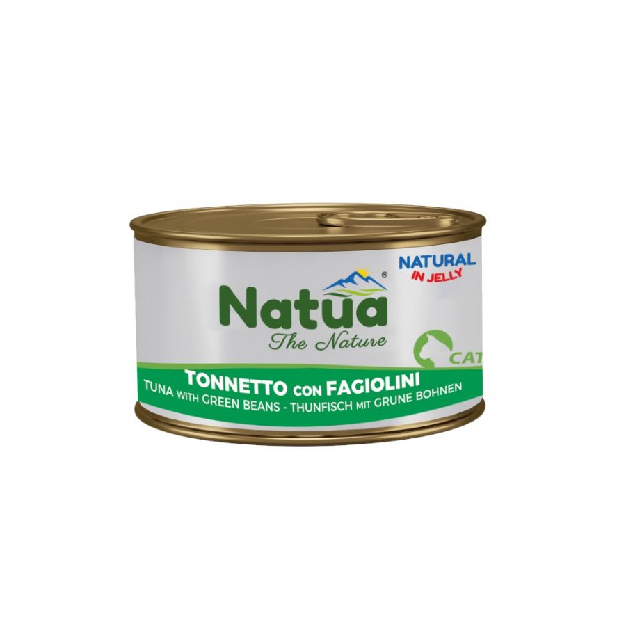 Natua Cat Natural Tonnetto Fagiolini Jelly 85g Lattina Natua Cat Natural Tonnetto Fagiolini Jelly 85g Lattina